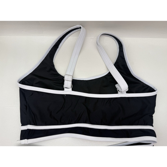 Blooming Jelly Womens High Waist Bikini Sets Sporty Color Block 2pc Swimsuit M.. - Picture 8 of 12